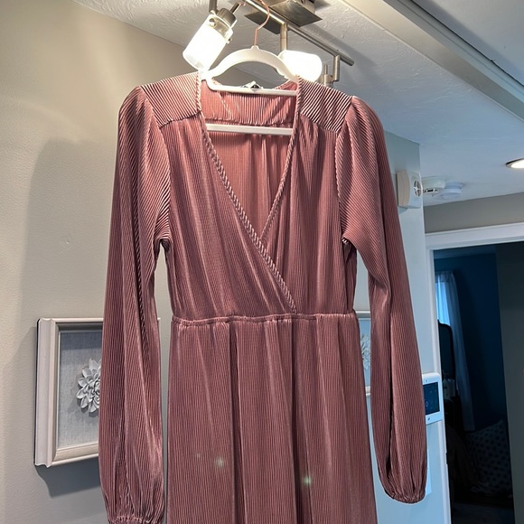 Baltic Born Mauve Long Sleeve Dress - Picture 3 of 6